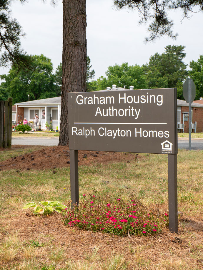 entrance to Ralph Clayton Homes